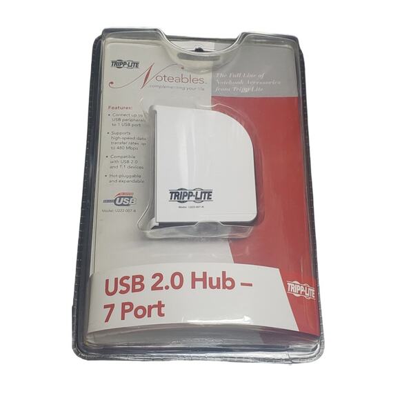 Tripp-Lite USB 2.0 & 1.1 Device Hub - 7 Port Model No. U222-007-R Data Transfer - Picture 1 of 11